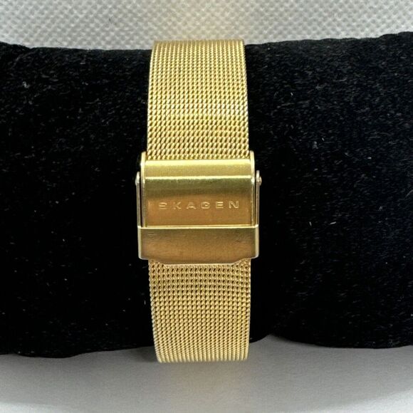 Skagen 922SGG Women's Stainless Steel Mesh Analog Dial Quartz Watch JNA580 - Picture 4 of 11